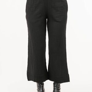 Women's Black Cropped Pants - Shannon Passero - Size Small